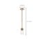 Intersection 1 Light Mini Pendant Burnished Brass w/ Clear Glass