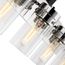 Intersection 4 Light Vanity Polished Nickel w/ Clear Glass