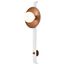 Colby 1 Light Wall Sconce White and Natural Brass Finish
