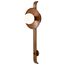 Colby 1 Light Wall Sconce Natural Brass Finish