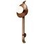 Colby 1 Light Wall Sconce Natural Brass Finish