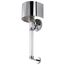 Teagon 1 Light Wall Sconce Polished Nickel Finish Metal Shade