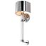 Teagon 1 Light Wall Sconce Polished Nickel Finish Metal Shade