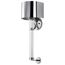Teagon 1 Light Wall Sconce Polished Nickel Finish Metal Shade