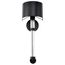 Teagon 1 Light Wall Sconce Matte Black Finish Metal Shade