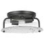 Glacier 2 Light Large Flush Mount Medium Base 60 Watt Matte Black Ice Glass