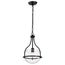 Amado 1 Light Pendant 10 Inches Matte Black Finish Clear Glass