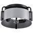 Altos 3 Light Semi Flush 14 Inches Gray and Matte Black Finish