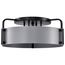 Altos 4 Light Semi Flush 18 Inches Gray and Matte Black Finish