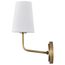Cordello 1 Light Sconce Vintage Brass Finish Etched White Opal Glass