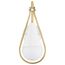 Admiral 1 Light Wall Sconce Matte White and Natural Brass Finish White Opal Glass