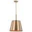 Alexis 1 Light Large Pendant Burnished Brass and Gold Finish