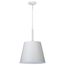 Alexis 1 Light Large Pendant Matte White Finish