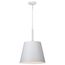 Alexis 1 Light Large Pendant Matte White Finish