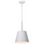Alexis 1 Light Small Pendant Matte White Finish