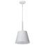 Alexis 1 Light Small Pendant Matte White Finish
