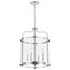 Yorktown 4 Light Pendant Polished Nickel Finish Clear Glass