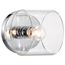 Marlowe 1 Light Vanity Polished Nickel w/ Clear Glass