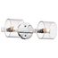 Marlowe 2 Light Vanity Polished Nickel w/ Clear Glass