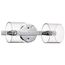 Marlowe 2 Light Vanity Polished Nickel w/ Clear Glass