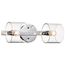 Marlowe 2 Light Vanity Polished Nickel w/ Clear Glass