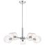 Marlowe 28 Inch 5 Light Chandelier Polished Nickel w/ Clear Glass
