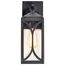 Oaklyn 1 Light Small Wall Lantern Matte Black w/ Clear Glass