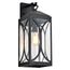 Oaklyn 1 Light Large Wall Lantern Matte Black w/ Clear Glass