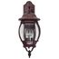 Central Park 3 Light 22" Wall Lantern w/ Clear Beveled Glass