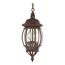 Central Park 3 Light 20" Hanging Lantern w/ Clear Beveled Glass