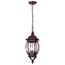 Central Park 3 Light 20" Hanging Lantern w/ Clear Beveled Glass