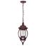 Central Park 3 Light 20" Hanging Lantern w/ Clear Beveled Glass