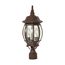 Central Park 3 Light 21" Post Lantern w/ Clear Beveled Glass