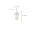 Cornerstone 1 Light 13" Hanging Lantern w/ Clear Seed Glass