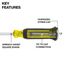 1/4" x 4" Keystone Tipped Demolition Driver