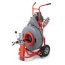 K-7500 Drum Machine w/ Autofeed (115v), Standard Accessories, & C-100 IC 3/4" x 100' Solid Core Cable