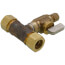 Full Slip Valve Tee 5/8" O.D. Comp x 1/4" O.D. Comp