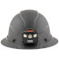 Premium KARBN Pattern Non-Vented Full Brim Hard Hat w/ Headlamp, Class E
