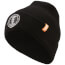 Heavy Knit Hat, Vintage Patch Logo (Black)