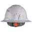 Full-Brim Vented Hard Hat w/ Rechargeable Headlamp, Type 1 Class C (White)