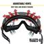 Clear Replacement Lens for Safety Goggles, Anti-Fog, Anti-Scratch