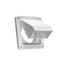 4" White Hood Style Plastic Fresh Air Intake Vent w/ Removable Screen