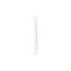 4" White Mini Louvered Plastic Fresh Air Intake Vent, Flush Mount