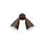 11.25" 2 Light Wall Light (Architectural Bronze)
