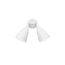 11.25" 2 Light Wall Light (Textured White)