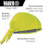 Cooling Do Rag, High-Visibility, Yellow (2-Pack)