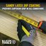 Cut Level A4 Winter Knit Dipped Gloves, Touchscreen Capable (Large)