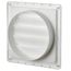 8" Louvered Air Intake Vent (White)