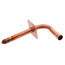 1/2" Female Sweat Stub Out Elbow w/ Square O Strap, No Lead (3-1/2" x 6")