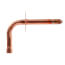 1/2" Female Sweat Stub Out Elbow w/ Square O Strap, No Lead (3-1/2" x 6")